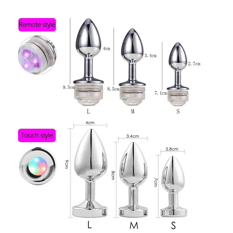 Led Butt Plug - Voice compatible