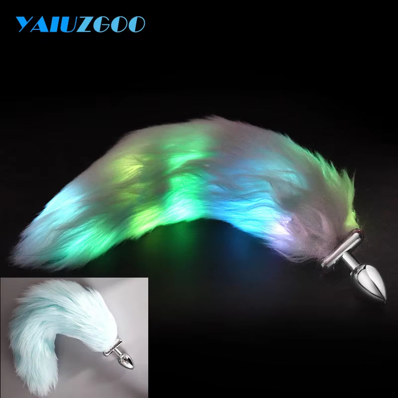LED Glowing Fox Tail