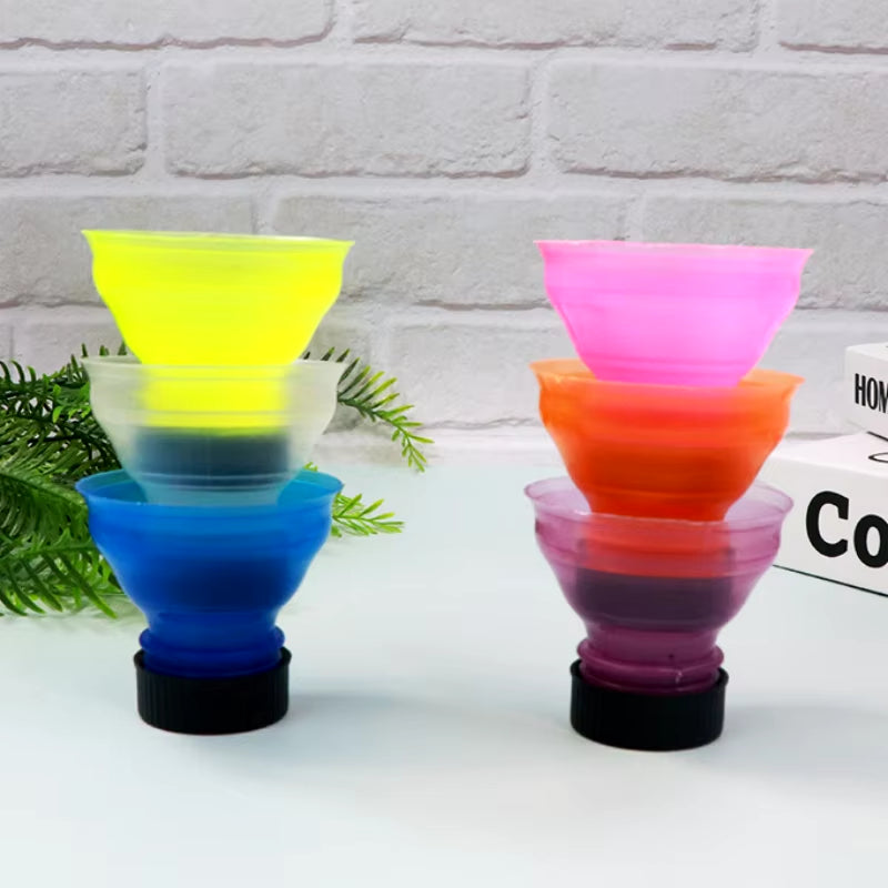 6Pcs Reusable Plastic Cover Bottle Top Soda Saver Can Cap