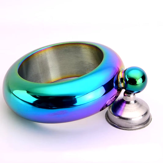 3.5Oz Beautiful Bracelet Whiskey Hip Flask Stainless Steel Camping Flagons Alcohol Hidden Flask for Alcohol Bottle Gift for Girl