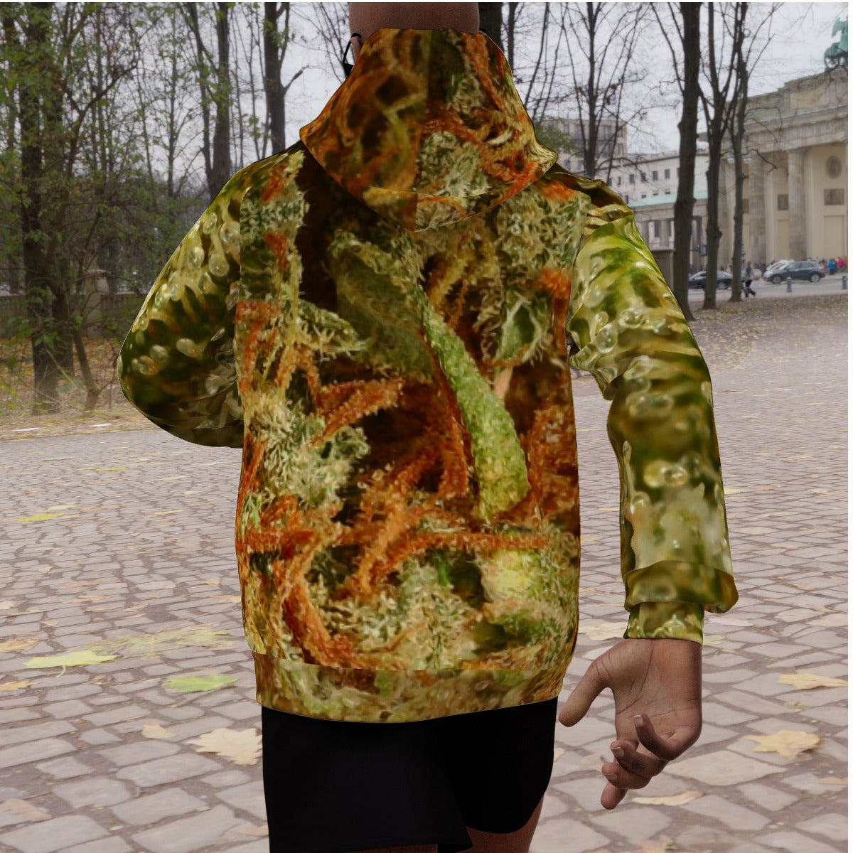 Growers Green Heavy Fleece Raglan Hoodie