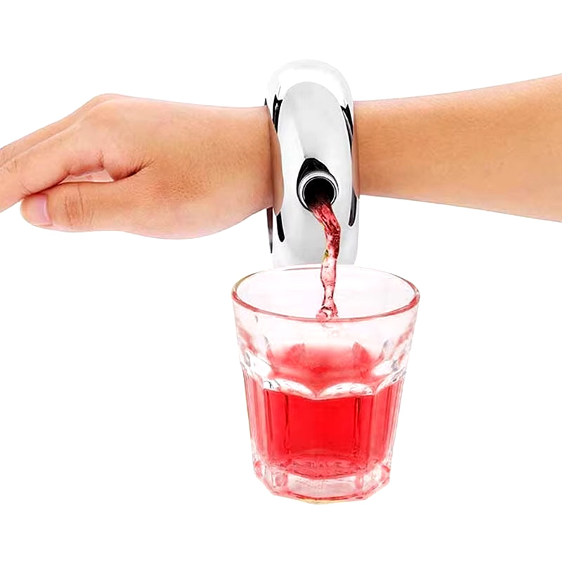 3.5Oz Beautiful Bracelet Whiskey Hip Flask Stainless Steel Camping Flagons Alcohol Hidden Flask for Alcohol Bottle Gift for Girl