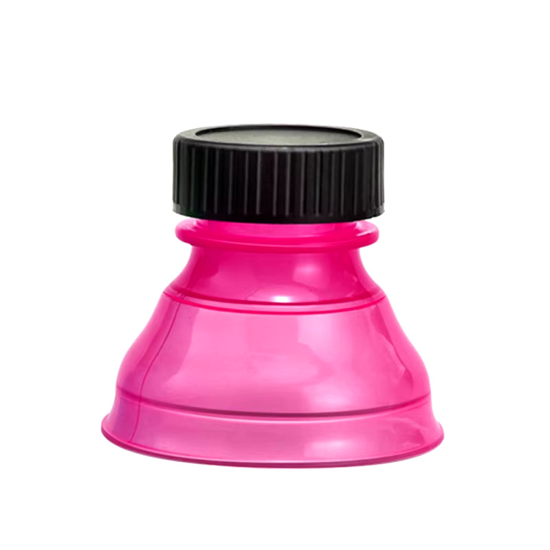 6Pcs Reusable Plastic Cover Bottle Top Soda Saver Can Cap