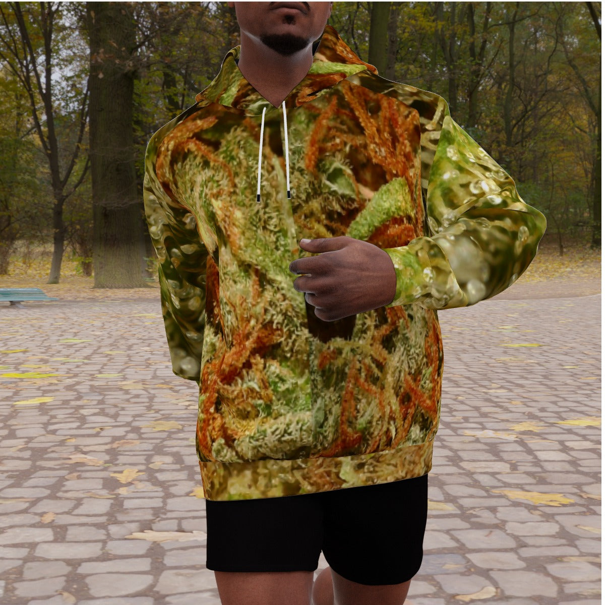 Growers Green Heavy Fleece Raglan Hoodie